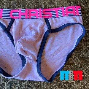 ANDREW CHRISTIAN PINK BRIEFS (SMALL)